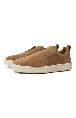 Santoni: Золотые кеды  Cleanic