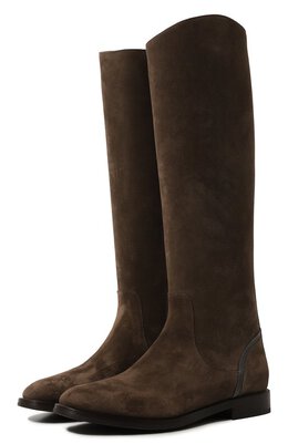 Brunello Cucinelli: Коричневые сапоги 