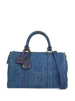 CHANEL Pre-Owned: Голубая сумка 