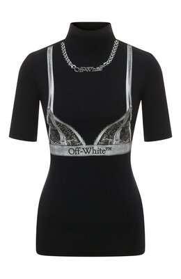 Off-White: Чёрный свитер 