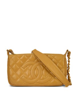 CHANEL Pre-Owned: Бежевая сумка 
