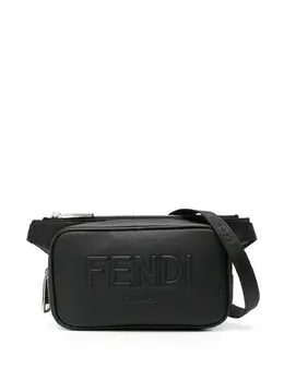 FENDI: Чёрная поясная сумка 