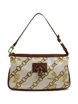 Louis Vuitton Pre-Owned: Белый клатч 