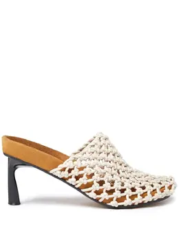 Stella McCartney: Светлые сабо 