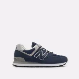 New Balance: Синие кроссовки  574