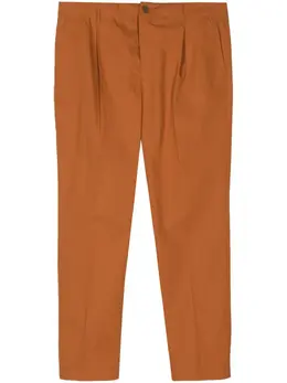 Maison Kitsuné: Коричневые брюки 