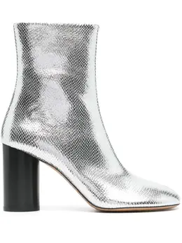 ISABEL MARANT: Серебристые ботинки 