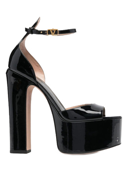 VALENTINO: Чёрные босоножки 