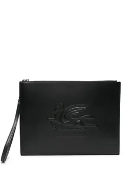 ETRO: Чёрный клатч  Pegaso