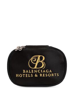 Balenciaga: Чёрный клатч 