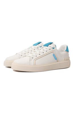 Balmain: Белые кеды  B-Court