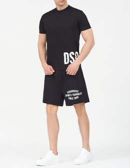 DSQUARED2: Чёрная футболка 