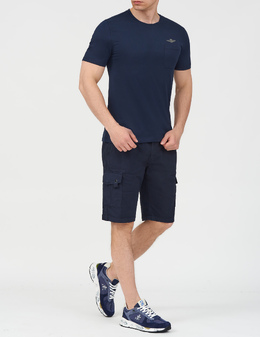 AERONAUTICA MILITARE: Синяя футболка 