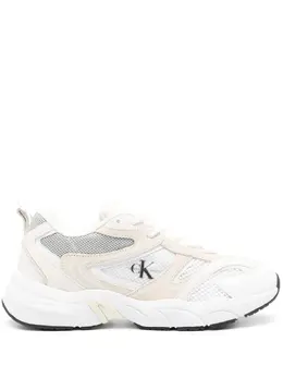 Calvin Klein Jeans: Белые кроссовки 
