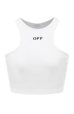 Off-White: Хлопковый топ 