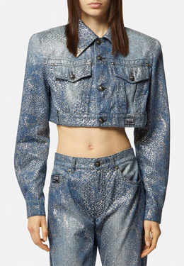 VERSACE JEANS COUTURE: Джинсовая куртка 