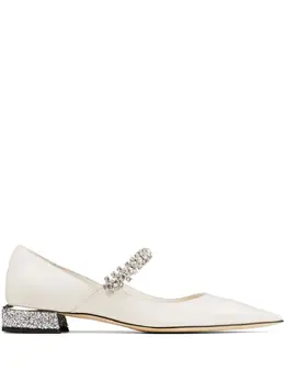 Jimmy Choo: Белые балетки  Bing