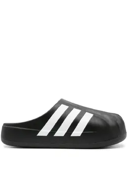 adidas: Чёрные сабо  Superstar