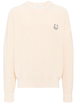 Maison Kitsuné: Свитер с вышивкой 