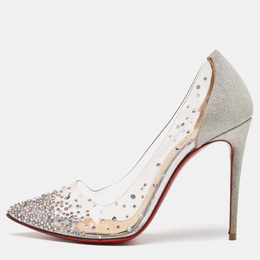 Christian Louboutin: Серебристые туфли 