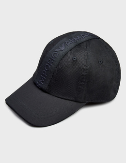 EMPORIO ARMANI: Чорні кепки 
