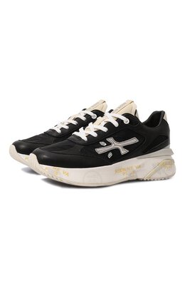 Premiata: Чёрные кроссовки 