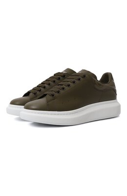 Alexander McQueen: Кеды  Oversized цвета хаки