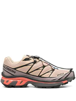 Salomon: Бежевые кроссовки 
