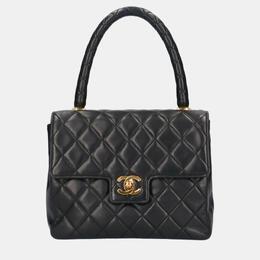 Chanel: Чёрная сумка на руку 
