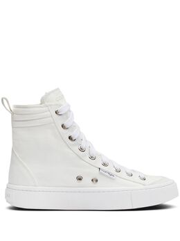 Courrèges: Белые кроссовки 