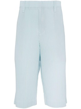 Homme Plissé Issey Miyake: Атласные шорты 