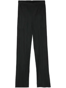 Pleats Please Issey Miyake: Чёрные брюки 