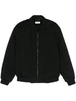 Saint Laurent: Чёрная куртка  Teddy