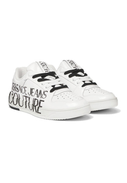 VERSACE JEANS COUTURE: Чёрные кроссовки 