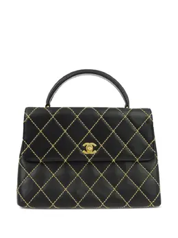 CHANEL Pre-Owned: Чёрная сумка 