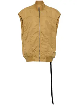 Rick Owens DRKSHDW: Жёлтый жилет  Jumbo