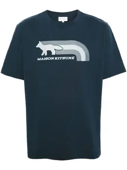 Maison Kitsuné: Хлопковая футболка 
