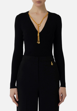 ELISABETTA FRANCHI: Трикотажный свитер 