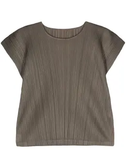 Pleats Please Issey Miyake: Топ цвета хаки 