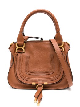 Chloé: Коричневая сумка-шоппер  Marcie