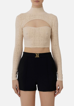 ELISABETTA FRANCHI: Белый топ 