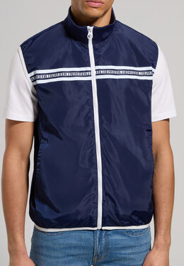 BIKKEMBERGS: Синий жилет 