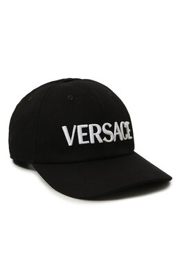 Versace: Чёрная кепка 