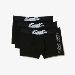 LACOSTE: Чёрные трусы 