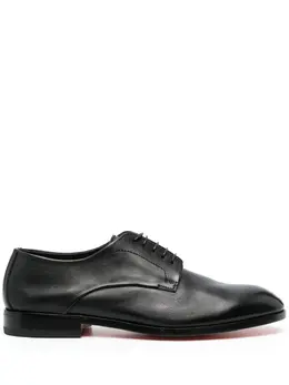 Santoni: Чёрные туфли  Derby