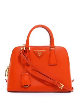 Prada Pre-Owned: Оранжевая сумка-шоппер 