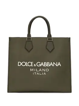Dolce & Gabbana: Сумка-шоппер с принтом 