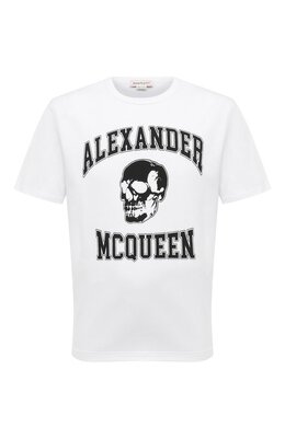Alexander McQueen: Хлопковая футболка 