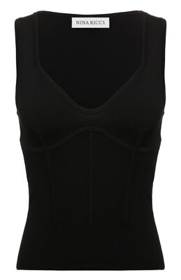 Nina Ricci: Топ из вискозы 