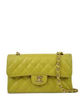 CHANEL Pre-Owned: Зелёная сумка 